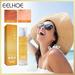 BGZLEU Glow Oil Sunscreen Sun Shield Body Oil Sunscreen SPF50+ Lightweight and Breathable Sunscreen Oil Non-Greasy Moisturizing Sunscreen Oil