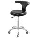 Drevy Rolling Stool Task Chair Drafting Adjustable with Wheels and Backrest Heavy Duty for Office Kitchen Medical Dentist Shop Lab and Home(Without Footrest)
