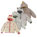 Esaierr Kids Toddler Winter Puffer Jacket for Boys Girls Baby Hooded down Jacket Coats Short Fashionable Baby Girls Lightweight Puffer down Jacket Outerwear for 1-6 Yï¼ˆCan Be Worn on Both Sides