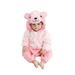 Kids Baby Animal Clothing Winter Warm Dragon Dinosaur Bear Hooded Romper Halloween Cosplay Jumpsuit