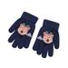 Toddler Soft Cartoon Deer Gloves Kids Baby Boys Girls Winter Warm Knit Mittens