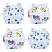 EASTIN 4 Pack Potty Training Pants for Boys Girls Learning Designs Training Underwear Pants for 6-12 months Boys Girls(2 * Blue Dots+2 * Cars)