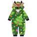 Baberdicy Family Christmas Pajamas Matching Sets Christmas with Deer Head Christmas Tree Crutch Gift Box Printed Parent Child Set ( Baby s ) Christmas Pajamas Green: Baby