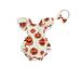 Canis Cute 2Pcs Halloween Outfits for Baby Girls - Pumpkin Romper and Headband