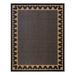 Mickey Mouse Chestnut/Black 8 ft. x 10 ft. Border Indoor/Outdoor Area Rug