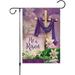 HGUAN Easter Garden Flag He is Risen Spring Easter Flag Large Vertical Easter Cross Double Sided for Home Farmhouse Yard Outdoor Decorations