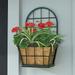 81437 Modern Farmhouse Wall Planter with Trellis 11.5 W