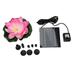 Lotus Flower Solar Water Pump Landscaping Floating Solar Bird Bath Fountain for Fish Pond Garden Patio Aquarium 1.4W