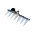 CELNNCOE Flower Pots Hoe Weeding Rake - Durable And Sturdy Heavy Duty Garden Metal Rake Digging Cultivating Garden Rake For Farming Gardening Weeding D