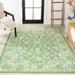 JONATHAN Y JONATHAN Y Sinjuri Bohemian Textured Weave Floral Indoor/Outdoor Area Rug 4 X 6 - Cream/Green