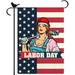 Happy Labor Day Garden Flag Celebrate Labor Day Double Sided Vertical Working Tools Patriotic USA Flags USA Garden Yard House Flags Banner Outdoor Outside Labor Day Decoration