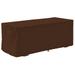 Waterproof Sturdy Covers Outdoor Deck Box Protective Cover Storage Benches Cover(Coffee)