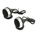 2Pcs Car Tweeters 150W Clear Smoothing Compact Design Metallic Aluminium Car Dome Tweeters for Audio System