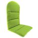 Jordan Manufacturing 49 x 20.5 Greenery Lime Green Solid Rectangular Outdoor Adirondack Chair Cushion with Back Strap