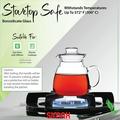 Glassware 20 Oz. Glass Teapot | Short Spout Microwave And Stovetop Safe Heat Cold And Thermal Shock Resistant Borosilicate Glass Makes A Stunning Presentation