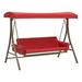 Replacement Canopy Top Cover For The Garden Treasures Porch Swing - Riplock 350 - Cinnabar