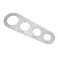 4 Hole Stainless Steel Pasta Measuring Tool Spaghetti Measuring Tool Noodle Spag