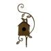 Bilqis Metal Bird House with Poles Outdoor Metal Bird House Stake Bird House DIY Detachable Parts for Patio Backyard Patio Outdoor Garden Decoration and Birdhouse Lovers