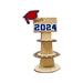 Graduation Decorations 2024 Pretxorve Graduation Money Cake DIY Graduation Money Cake Graduation Money Hanging Ornaments Cash Gift Money Decorations Graduation Money Stand Party Supplies Red