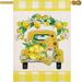 HGUAN Hello Sunshine Yellow House Flag Spring Summer Sunflower Bee Vertical Double Sided Large Outdoor Flags for Garden Yard Lawn Home Seasonal Quotes Holiday Farmhouse Decoration