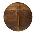 Natural Wood Pot Lid Wooden Wok Cover Lightweight Handcrafted Anti- Hot Anti- Spillover Pot Cover With Handle Kitchen Tool for Stir Fry Pan 36cm