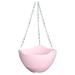 Wefuesd Gardening Supplies Colorful Hanging Plastic Flower Pots Garden Hanging Pots for Plants Small Size 21X13Cm Outdoor Decor Garden Decor Flower Pots F