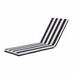 1PCS Outdoor Lounge Chair Cushion Replacement Patio Funiture Seat Cushion Chaise Lounge Cushionï¼ˆBlack/White Colorï¼‰