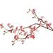 Pedty 1 Plum Blossom Peach Blossom Artificial Flower Artificial Flower Light Pinkï¼ŒArtificial Silk Fake Flowers Plum Blossom Floral Wedding Bouquet Party Decor PK