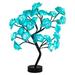NANDIYNZHI ramadan decorations for home LED Tree With Remote Artificial Flower Bonsai Tree Table Top Lamp Lights Home Lit Tree Centerpieces Decoration Party Wedding Home Decor Gift On room decor