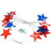 Outoloxit 4th Of July Lights - Red White and Blue Lights Star Lights String Plug in Indoor Outdoor String Lights Ideal for Any Patriotic Decorations & Independence Day White