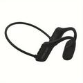 Neckband On Ear Style Bone Conduction Headphones - Sound Stereo Ear Hook IPX5 Waterproof Wireless Sport Earphones TWS Headset For Outdoor/Biking/Sporting