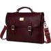 Laptop Bag for Women 15.6 Inch Waterproof Leather Computer Briefcase Large Laptop Carrying Case for Business