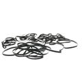 Jibingyi 50pcs Cassette Belts Square Cassette Drive Belts Cassette Player Belts for Recorder Repair Maintenance