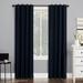 Sun Zero-Sun Zero Cyrus Thermal Total Blackout Back Tab Curtain Panel Single Panel40 x63 -Navy84inLX40inW