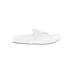 Dolce Vita Flip Flops: Slide Platform Casual White Solid Shoes - Women's Size 8 - Open Toe
