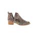 Jeffrey Campbell Ankle Boots: Gold Shoes - Women's Size 10 - Almond Toe