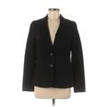 J.Crew Factory Store Blazer Jacket: Below Hip Black Print Jackets & Outerwear - Women's Size 6