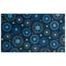 Holiday Stars Multi Kitchen Rug by BrylaneHome in Multi (Size 30 X 50)