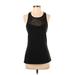 GAIAM Active Tank Top: Black Solid Activewear - Women's Size X-Small