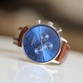 Personalised Engraved Men's Watch | 50Th, 60Th, 70Th, 80Th, 90Th Birthday Gift For Man, Architect Motivator Blue