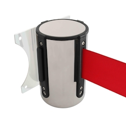 Oviala Business MobeventPro Wandwickler verchromt Gurtband 5m Rot Image