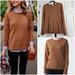 J. Crew Sweaters | J. Crew Wool Blend Sweater Round Crew Neck Long Sleeve Blouse Top Layering Tan M | Color: Brown/Tan | Size: M