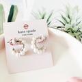 Kate Spade Jewelry | Last Onekate Spade Pearl Huggie Earrings Silver | Color: Silver/White | Size: Os