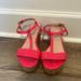 Kate Spade Shoes | Kate Spade Bright Pink Cork Platform Wedges Size 8.5 | Color: Pink/Tan | Size: 8.5