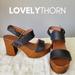 Anthropologie Shoes | Musse & Cloud // Leiza Retro-Chic Platform Heels | Color: Black/Brown | Size: 9