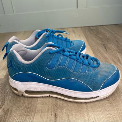 Nike Shoes | Nike Air Jordan Blue Retro Shoes Men's Size 7.5 | Color: Blue/White | Size: 7.5