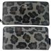 Coach Bags | Coach Ocelot Gray Leopard Black Full-Sized Wallet Animal Print Nwot | Color: Black/Gray | Size: Os