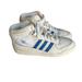 Adidas Shoes | Adidas Forum Mid Shoe Off White Blue Bird Colorway Size 10.5 Authentic Gx1021 | Color: Blue/White | Size: 10.5