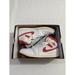 Nike Shoes | New Mens Size 8.5 White Red Nike Air Jordan 1 Mid Se Basketball Shoes Fj3458 160 | Color: Red/White | Size: 8.5