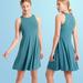 Athleta Dresses | Athleta Santorini Thera Dress In Surf Teal Blue Green Mt | Color: Blue/Green | Size: Mt